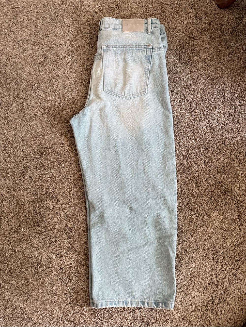 We The Free Light Blue Wide-Leg Distressed Jeans - Picture 2 of 4